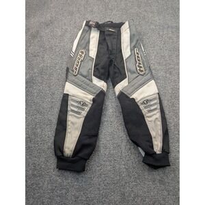Thor Youth 18 Motocross Pants Gray Black Off Road Dirt Bike Riding Protective